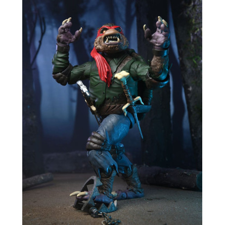 NECA - Raffaello definitivo come Uomo Lupo - Mostri Universali x TMNT