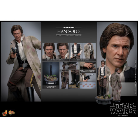 Hot Toys Star Wars Il Ritorno dello Jedi - Movie Masterpiece 1/6 Han Solo