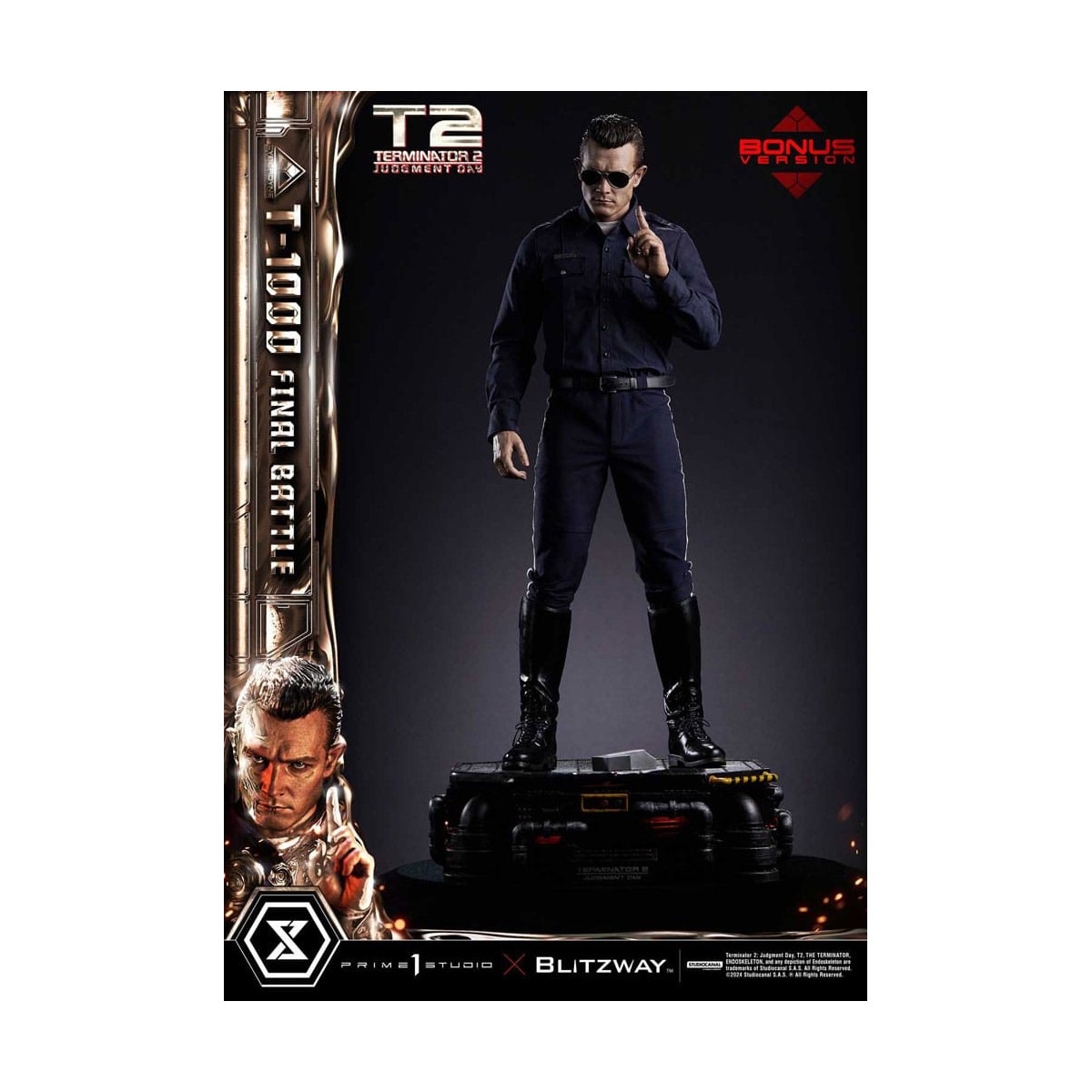 Prime 1 - Terminator 2 Il Giorno del Giudizio T-1000 Battaglia Finale Versione Bonus Deluxe - Museo Masterline Serie 1/3