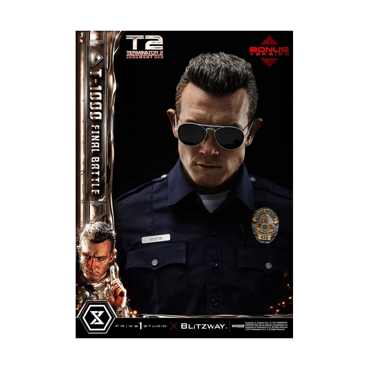 Prime 1 - Terminator 2 Il Giorno del Giudizio T-1000 Battaglia Finale Versione Bonus Deluxe - Museo Masterline Serie 1/3