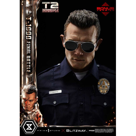 Prime 1 - Terminator 2 Il Giorno del Giudizio T-1000 Battaglia Finale Versione Bonus Deluxe - Museo Masterline Serie 1/3