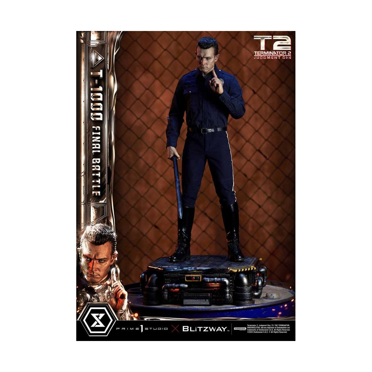 Prime 1 - Terminator 2 Il Giorno del Giudizio T-1000 Battaglia Finale Versione Bonus Deluxe - Museo Masterline Serie 1/3