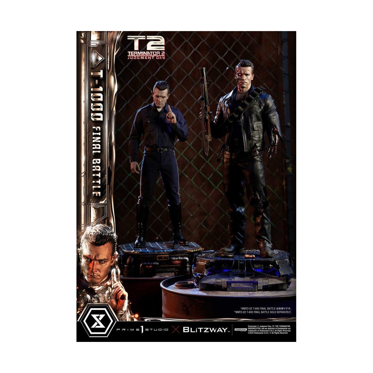 Prime 1 - Terminator 2 Il Giorno del Giudizio T-1000 Battaglia Finale Versione Bonus Deluxe - Museo Masterline Serie 1/3