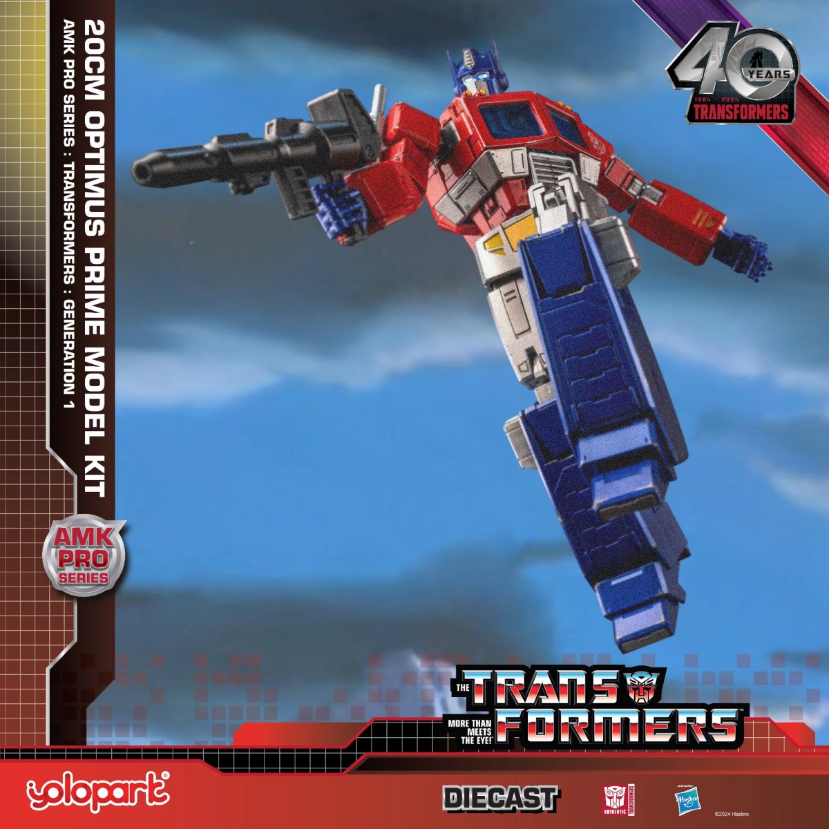 Yolopark - Transformers OPTIMUS PRIME - Generazione Uno AMK Serie PRO Model Kit