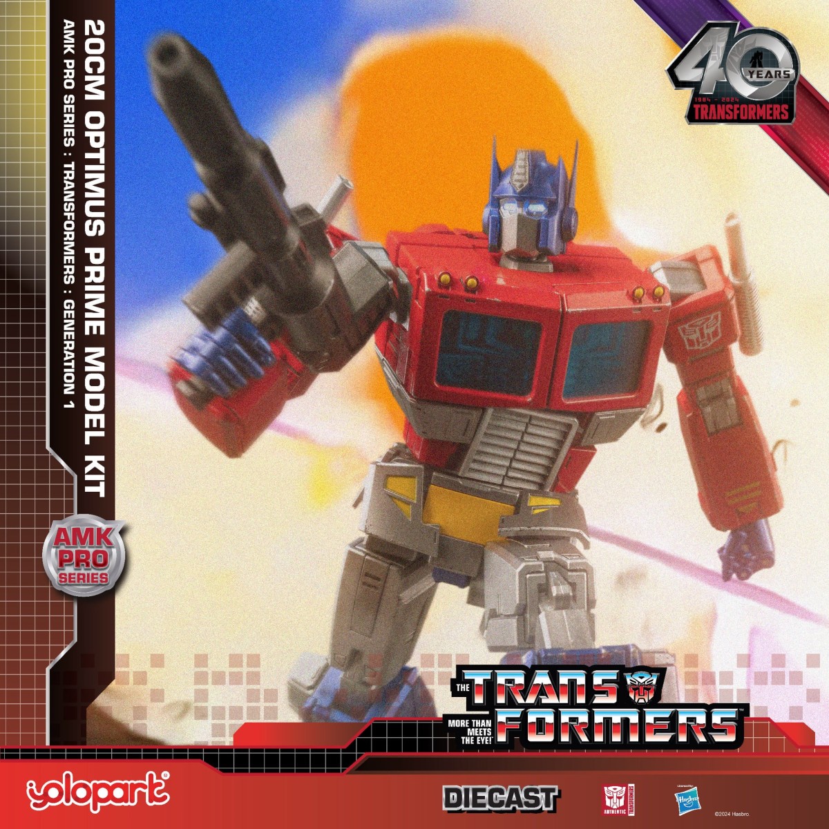 Yolopark - Transformers OPTIMUS PRIME - Generazione Uno AMK Serie PRO Model Kit
