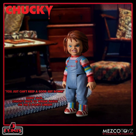 Mezco 5 Punti - Set di figure Chucky Deluxe - Gioco da ragazzi
