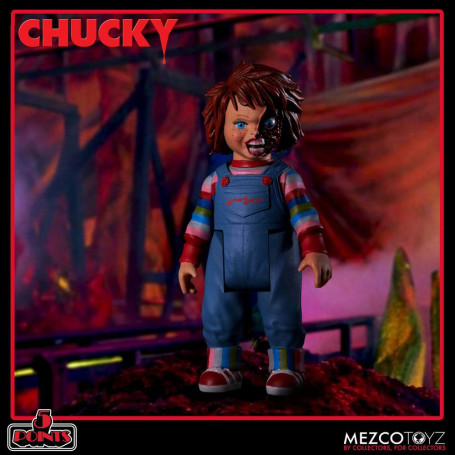 Mezco 5 Punti - Set di figure Chucky Deluxe - Gioco da ragazzi