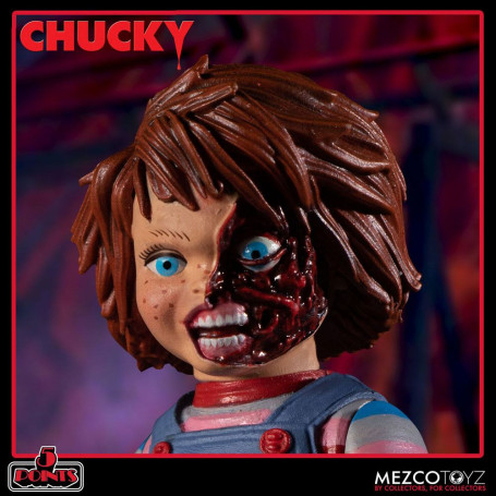 Mezco 5 Punti - Set di figure Chucky Deluxe - Gioco da ragazzi