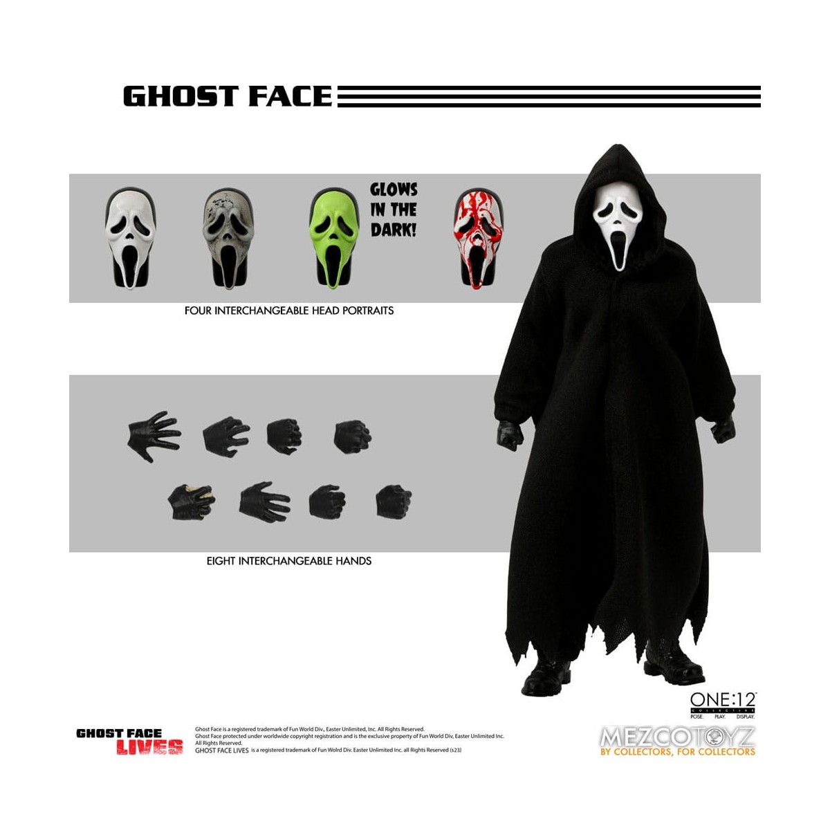 Mezco One 12 - Ghostface Vive - Urlo
