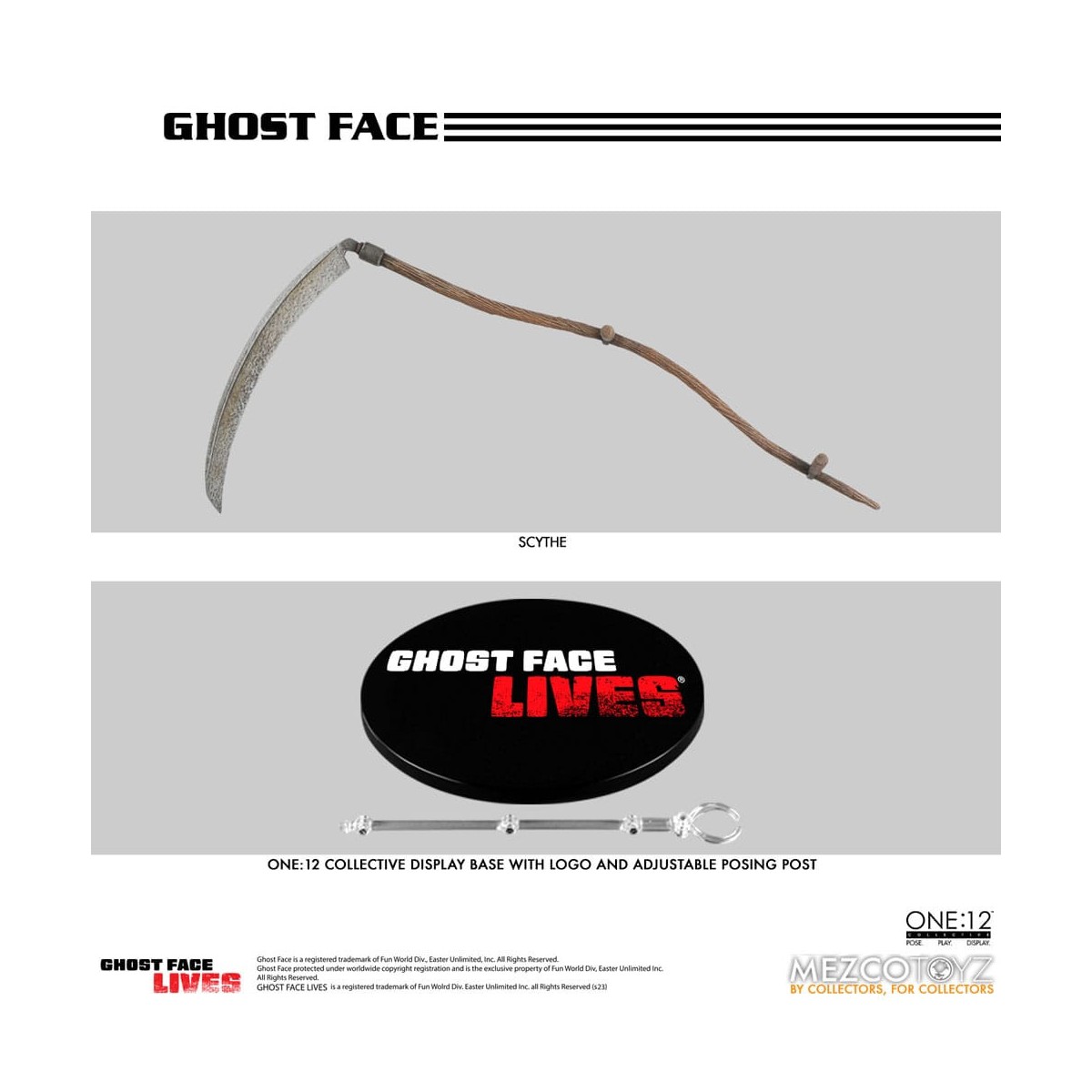 Mezco One 12 - Ghostface Vive - Urlo