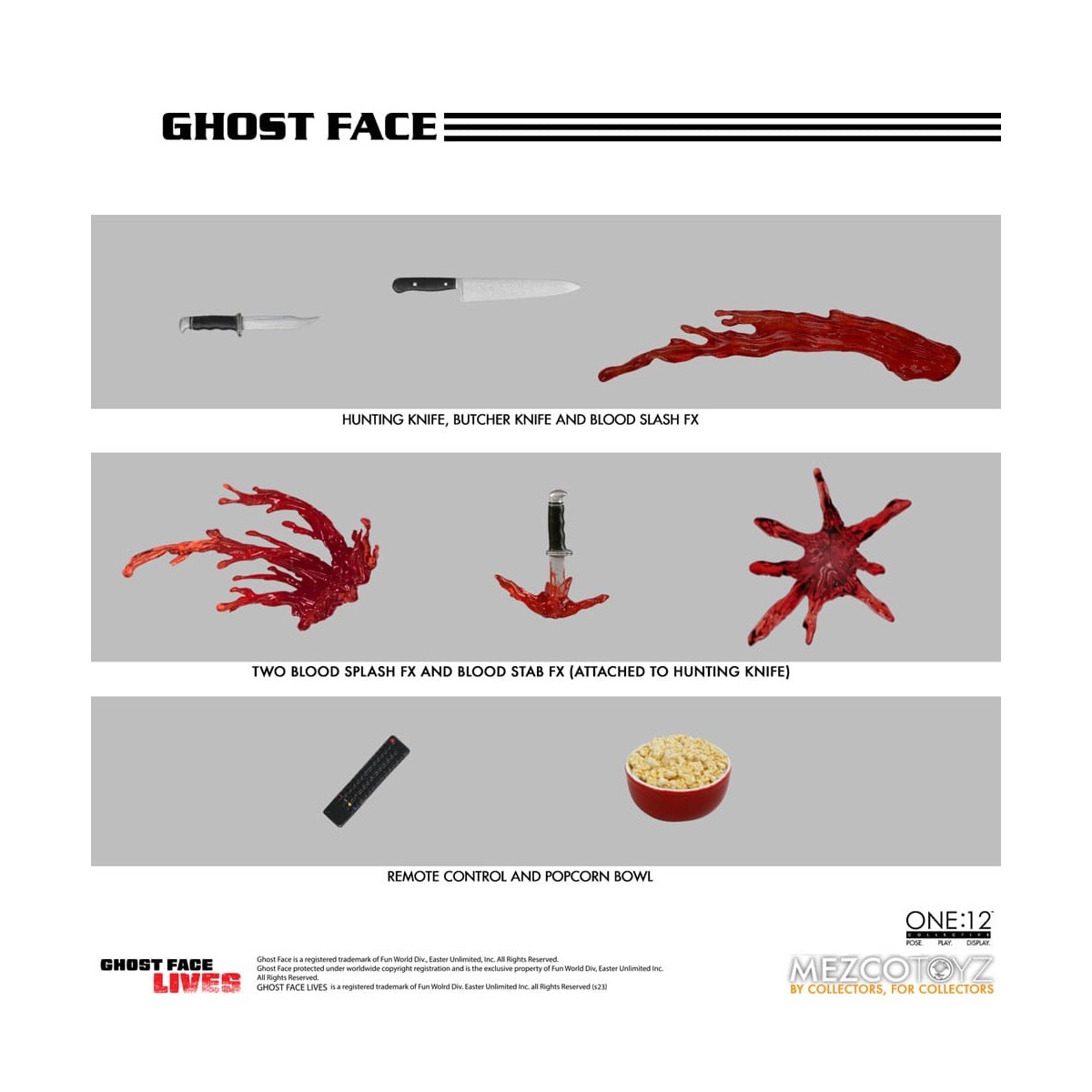 Mezco One 12 - Ghostface Vive - Urlo