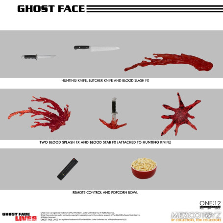 Mezco One 12 - Ghostface Vive - Urlo