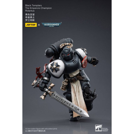 JoyToy Space Marine - Templari Neri - Il Campione degli Imperatori Rolantus 1/18 - Warhammer 40K