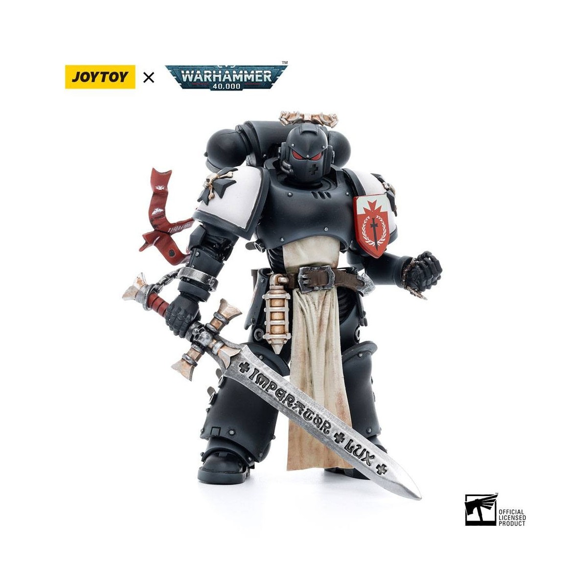 JoyToy Space Marine - Templari Neri - Il Campione degli Imperatori Rolantus 1/18 - Warhammer 40K