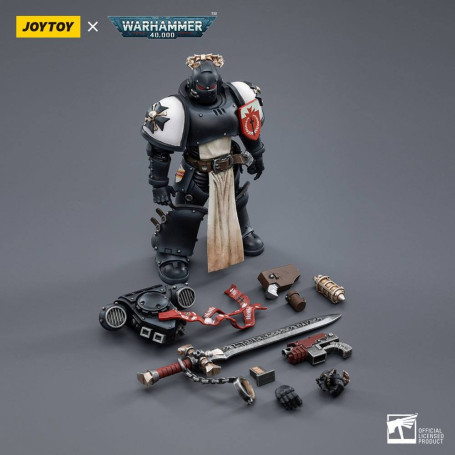 JoyToy Space Marine - Templari Neri - Il Campione degli Imperatori Rolantus 1/18 - Warhammer 40K