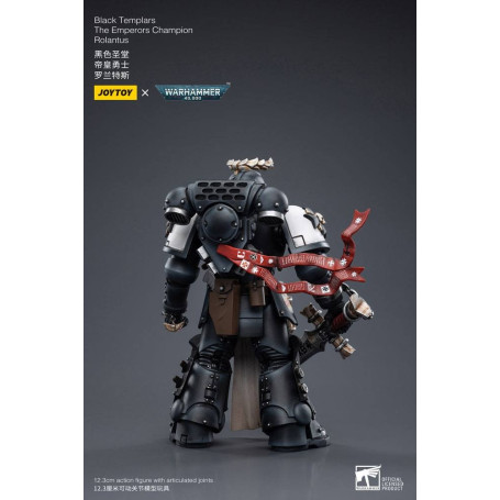 JoyToy Space Marine - Templari Neri - Il Campione degli Imperatori Rolantus 1/18 - Warhammer 40K