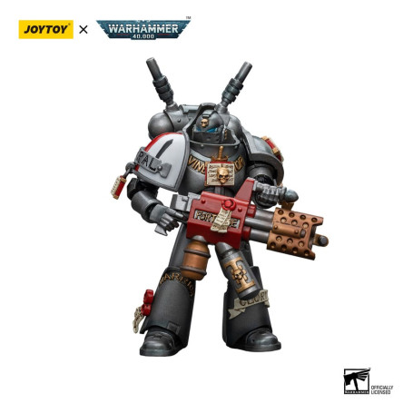 JoyToy Space marines - Cavalieri grigi - Squadra intercettori con inceneritore 1/18 - Warhammer 40K