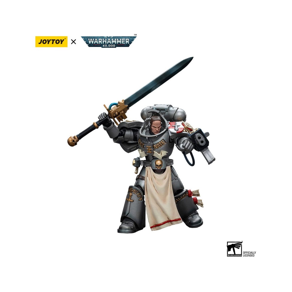 JoyToy Space marines - Cavalieri Grigi - Squadra d'assalto Justicar 1/18 - Warhammer 40K