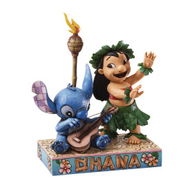 Enesco - Tradizione Disney di Jim Shore - Lilo e Stich Ohana