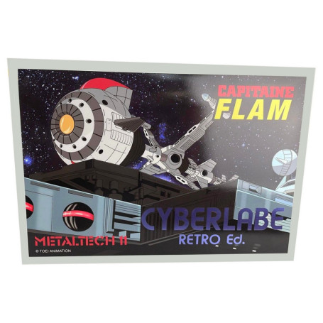 High Dream Metaltech 11 - Capitaine Flam - Capitan Futuro - Cyberlabe Retro Edition - Cometa Futura