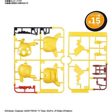Bandai - Pokepla 01 - PIKACHU Kit Modello Pokemon