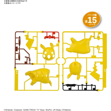 Bandai - Pokepla 03 - PIKACHU COMBAT POSE Model Kit Pokemon