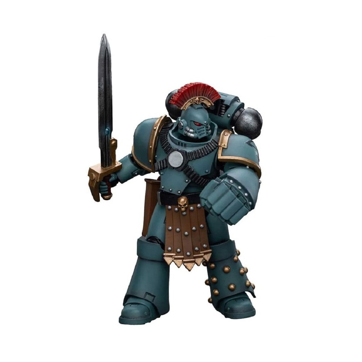 JoyToy Space marines - Figli di Horus - Sergente della squadra tattica MKIV con pugno di potere 1/18 - Warhammer 40K