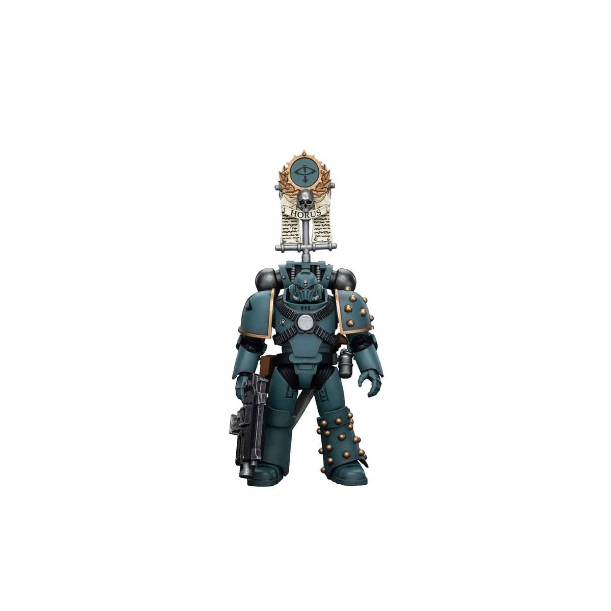 JoyToy Space marines - Figli di Horus - MKIV Squadra Tattica Legionaria con Legione Vexilla 1/18 - Warhammer 40K