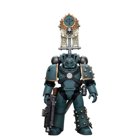 JoyToy Space marines - Figli di Horus - MKIV Squadra Tattica Legionaria con Legione Vexilla 1/18 - Warhammer 40K