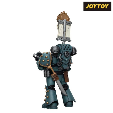 JoyToy Space marines - Figli di Horus - MKIV Squadra Tattica Legionaria con Legione Vexilla 1/18 - Warhammer 40K