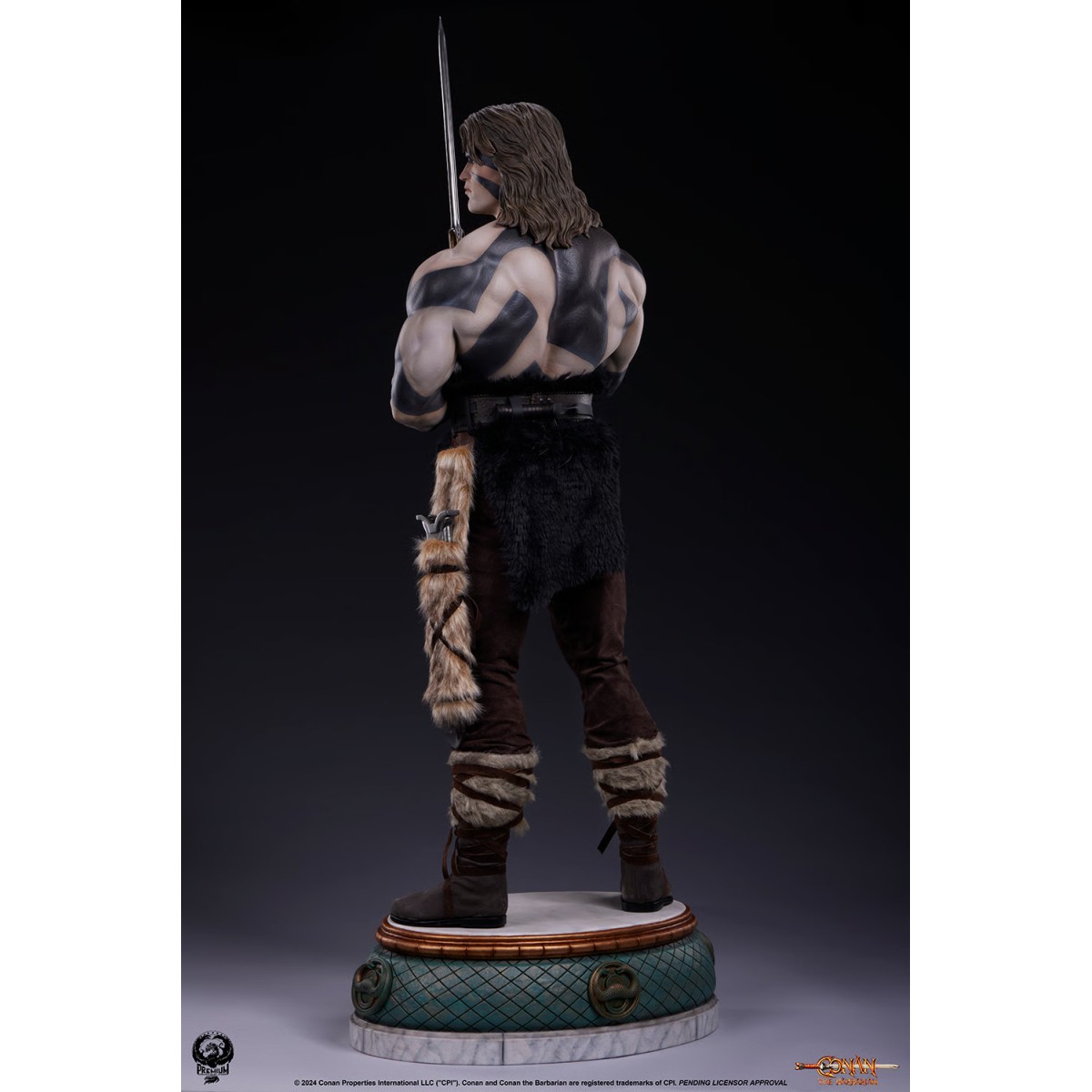 PCS Collectibles - Statua in scala 1/2 di CONAN WARPAINT