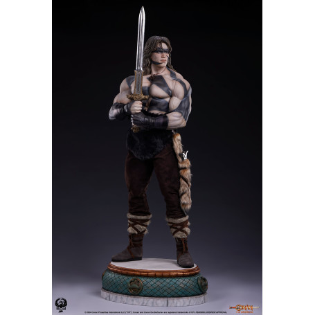 PCS Collectibles - Statua in scala 1/2 di CONAN WARPAINT