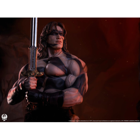 PCS Collectibles - Statua in scala 1/2 di CONAN WARPAINT