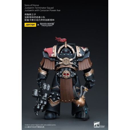 JoyToy - Figli di Horus - Squadra Terminator di Justaerin - Justaerin con ascia di Carsoran 1/18 - L'Eresia di Horus