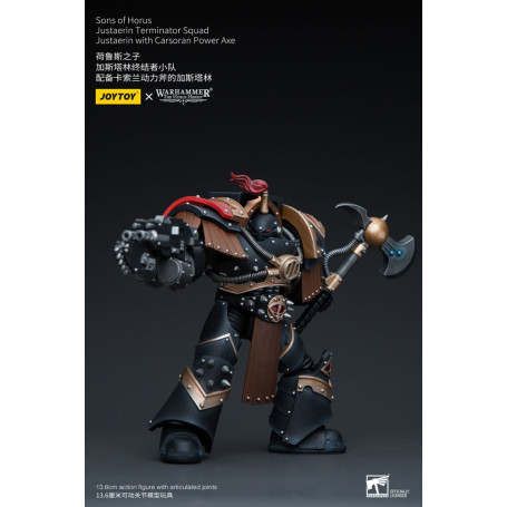 JoyToy - Figli di Horus - Squadra Terminator di Justaerin - Justaerin con ascia di Carsoran 1/18 - L'Eresia di Horus