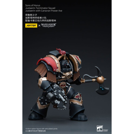 JoyToy - Figli di Horus - Squadra Terminator di Justaerin - Justaerin con ascia di Carsoran 1/18 - L'Eresia di Horus