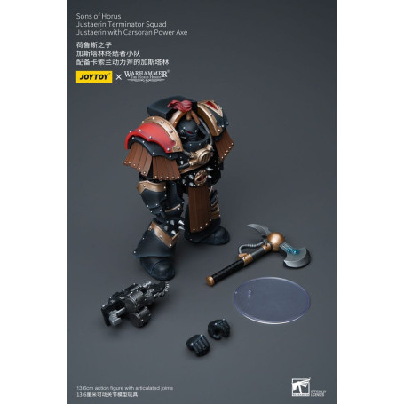 JoyToy - Figli di Horus - Squadra Terminator di Justaerin - Justaerin con ascia di Carsoran 1/18 - L'Eresia di Horus