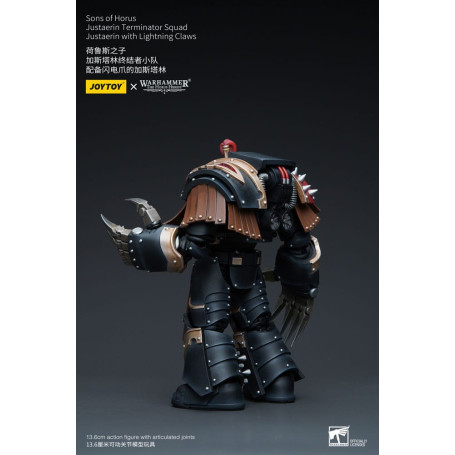 JoyToy - Figli di Horus - Squadra Terminator di Justaerin - Justaerin con artigli da fulmine 1/18 - L'Eresia di Horus