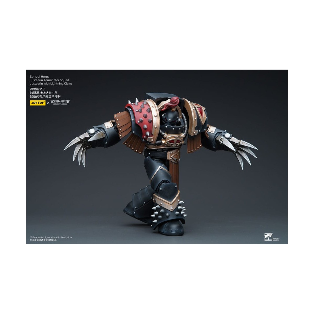 JoyToy - Figli di Horus - Squadra Terminator di Justaerin - Justaerin con artigli da fulmine 1/18 - L'Eresia di Horus