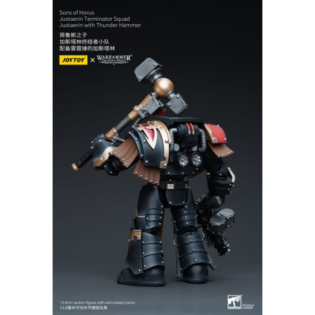 JoyToy - Figli di Horus - Squadra Terminator di Justaerin - Justaerin con martello tonante 1/18 - L'Eresia di Horus
