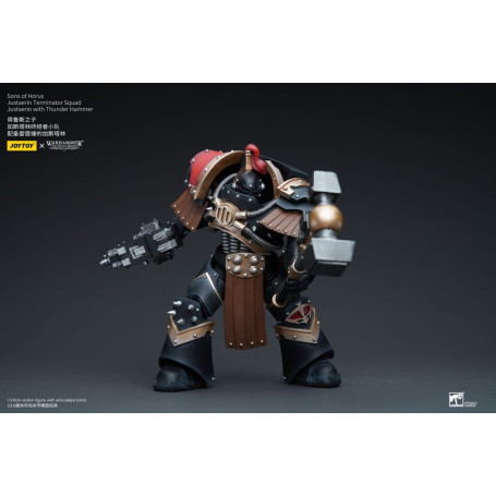 JoyToy - Figli di Horus - Squadra Terminator di Justaerin - Justaerin con martello tonante 1/18 - L'Eresia di Horus