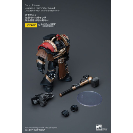 JoyToy - Figli di Horus - Squadra Terminator di Justaerin - Justaerin con martello tonante 1/18 - L'Eresia di Horus