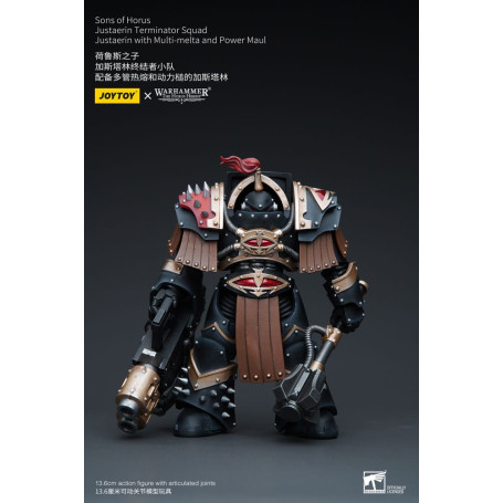 JoyToy - Figli di Horus - Squadra di Terminator Justaerin - Justaerin con Multi-melta e Power Maul 1/18 - L'Eresia di Horus