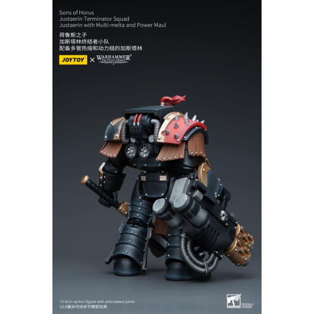 JoyToy - Figli di Horus - Squadra di Terminator Justaerin - Justaerin con Multi-melta e Power Maul 1/18 - L'Eresia di Horus