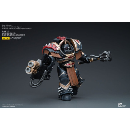 JoyToy - Figli di Horus - Squadra di Terminator Justaerin - Justaerin con Multi-melta e Power Maul 1/18 - L'Eresia di Horus