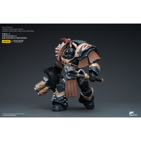 JoyToy - Figli di Horus - Squadra di Terminator Justaerin - Justaerin con Multi-melta e Power Maul 1/18 - L'Eresia di Horus