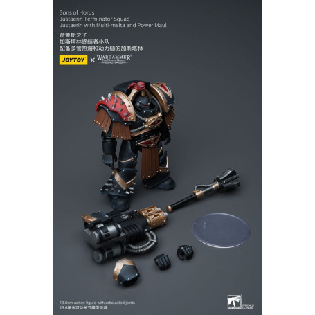 JoyToy - Figli di Horus - Squadra di Terminator Justaerin - Justaerin con Multi-melta e Power Maul 1/18 - L'Eresia di Horus