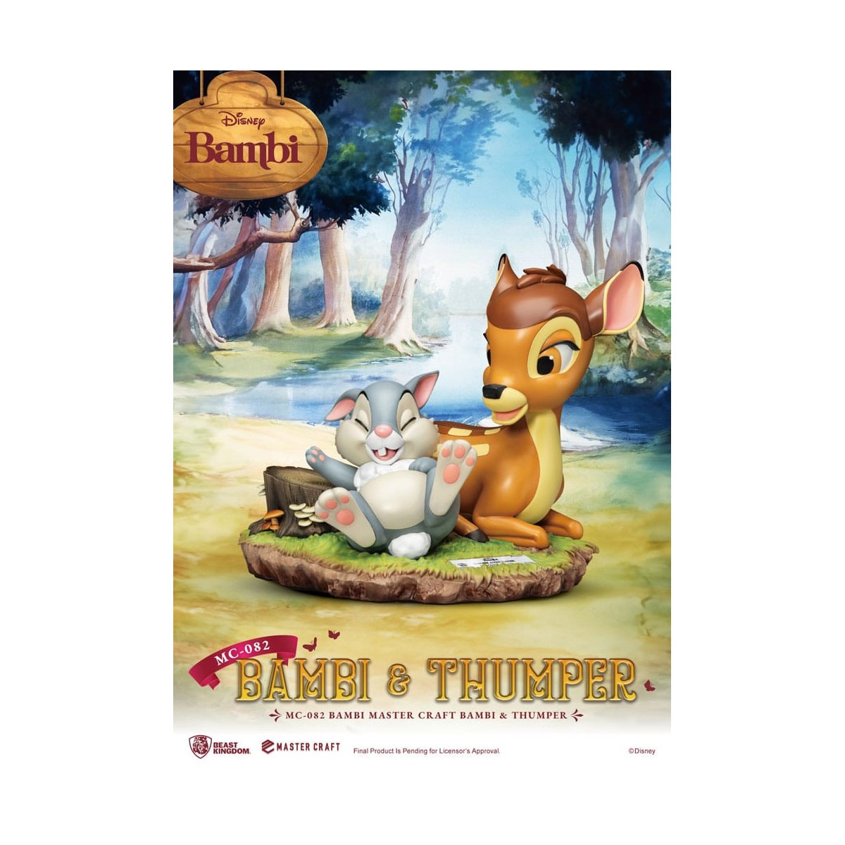 Regno delle bestie Disney - Master Craft Bambi & Panpan - Thumper