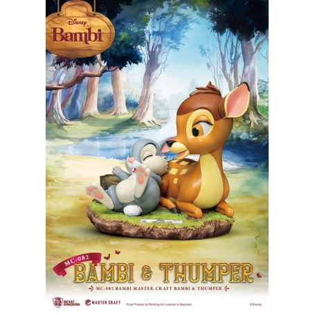 Regno delle bestie Disney - Master Craft Bambi & Panpan - Thumper