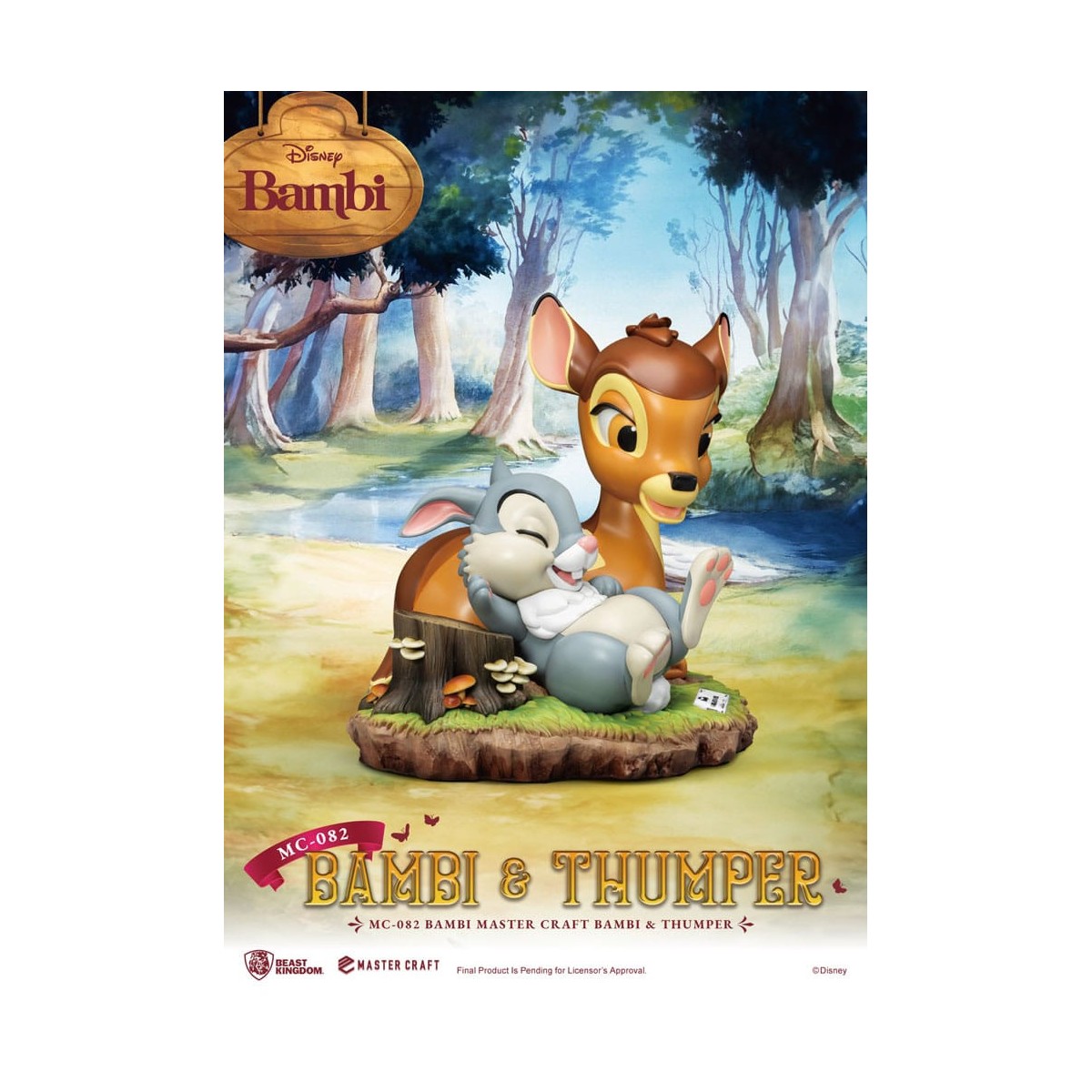 Regno delle bestie Disney - Master Craft Bambi & Panpan - Thumper